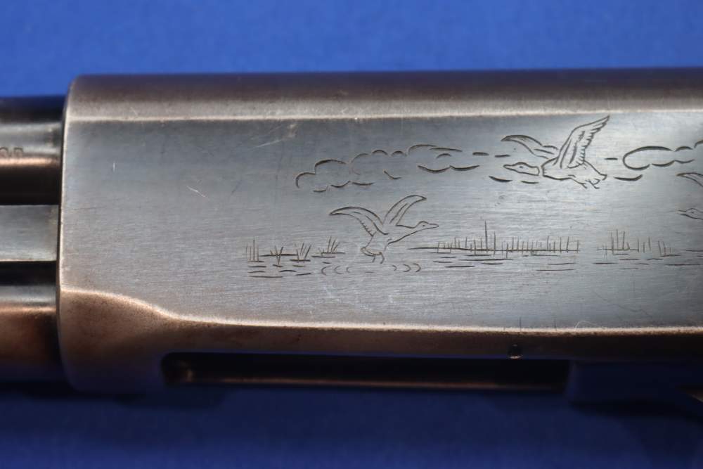 Ithaca Model 37 Featherlight 20GA 28" Engraved 1949 Pump Shotgun Vintage 20-img-27