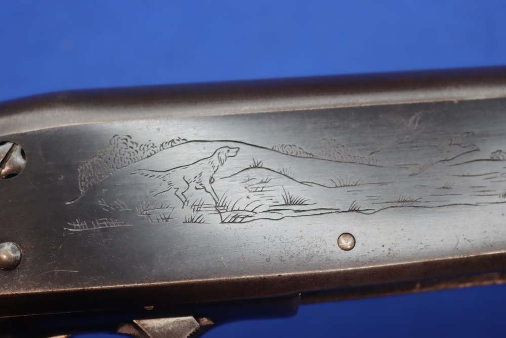 Ithaca Model 37 Featherlight 20GA 28" Engraved 1949 Pump Shotgun Vintage 20-img-35