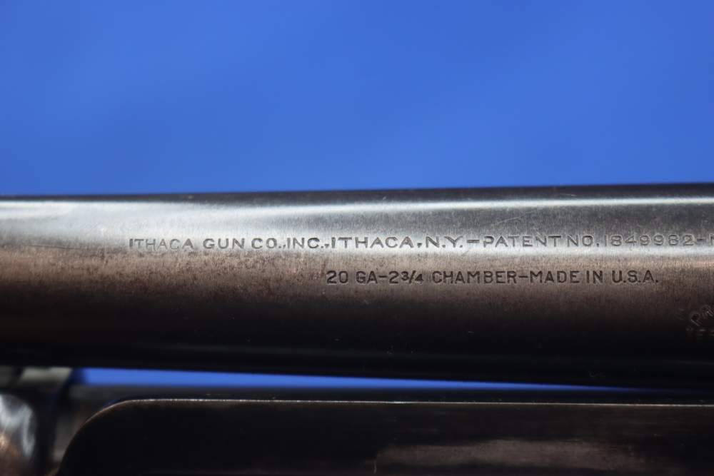Ithaca Model 37 Featherlight 20GA 28" Engraved 1949 Pump Shotgun Vintage 20-img-59