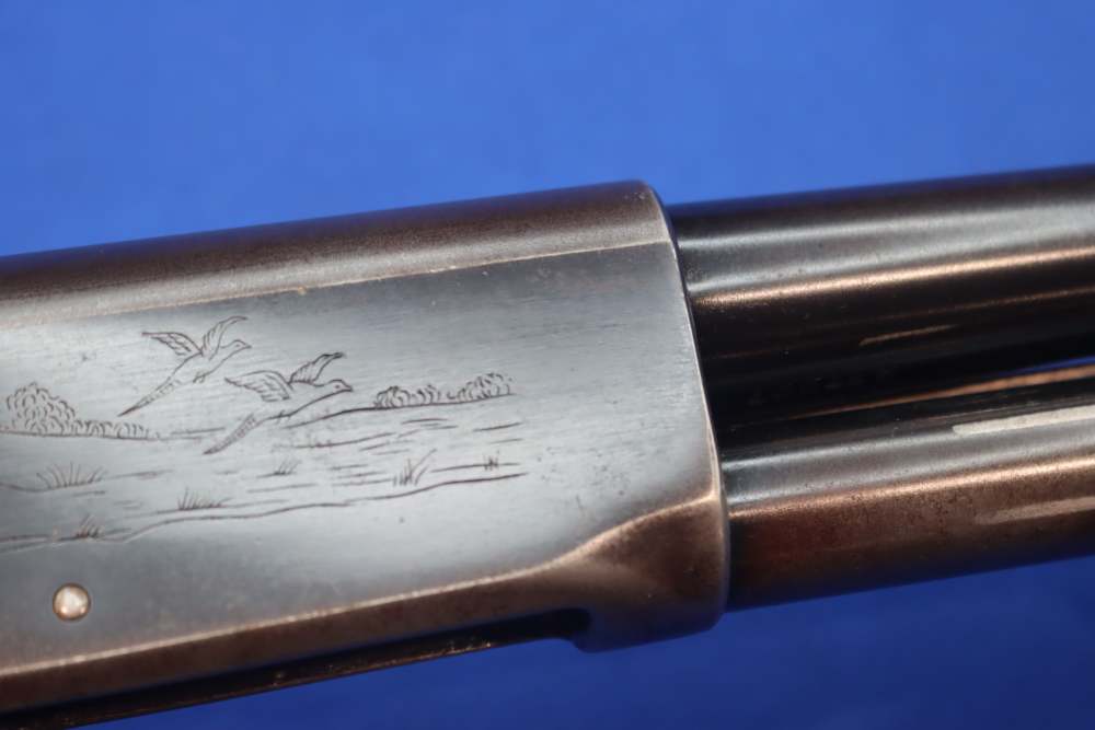 Ithaca Model 37 Featherlight 20GA 28" Engraved 1949 Pump Shotgun Vintage 20-img-37