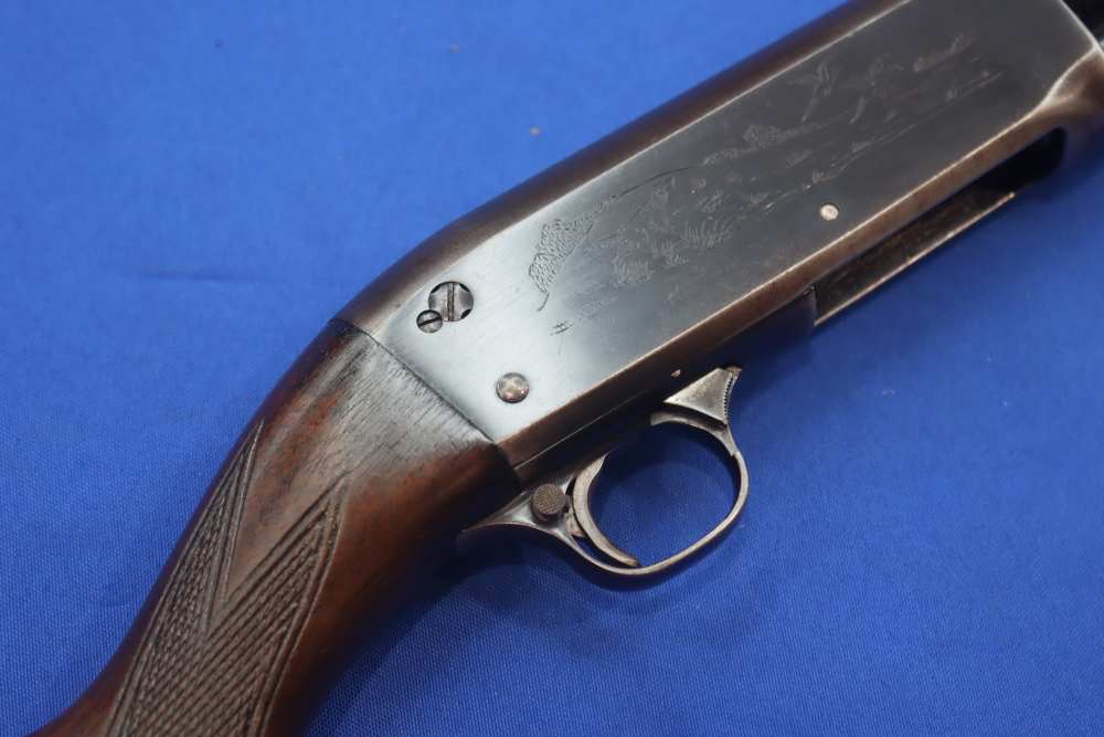 Ithaca Model 37 Featherlight 20GA 28" Engraved 1949 Pump Shotgun Vintage 20-img-5