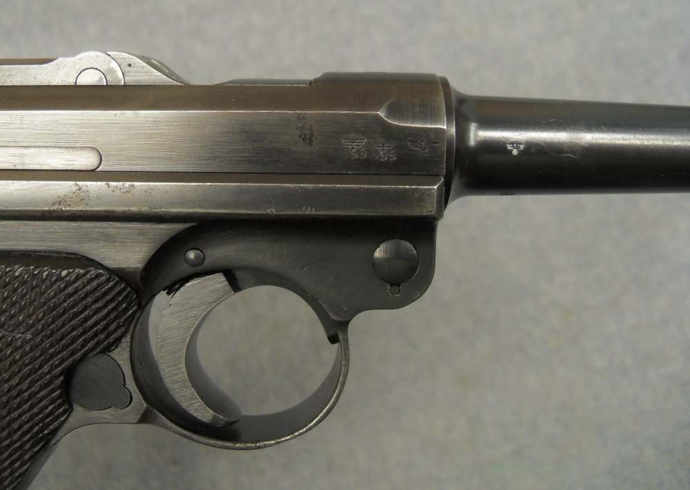 WWII GERMAN LUGER S/42 1938 MATCH 9MM SEMI AUTO  MAUSER HOLSTER 2 MAGS TOOL-img-3