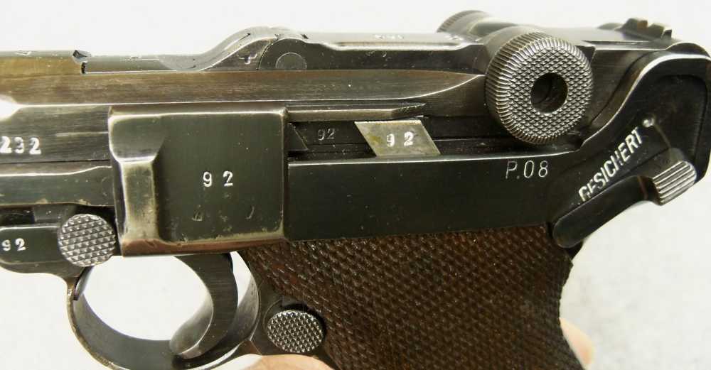 WWII GERMAN LUGER S/42 1938 MATCH 9MM SEMI AUTO  MAUSER HOLSTER 2 MAGS TOOL-img-11