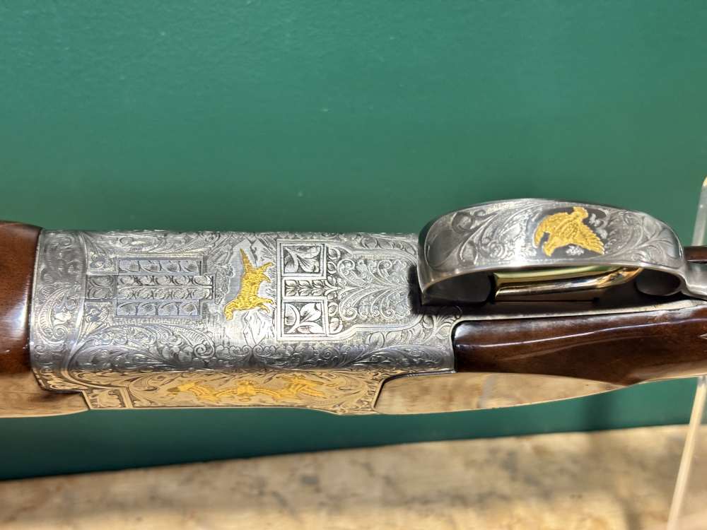 Browning Citori Grade 6 20 ga Straight Grip Engraved Gold Inlay 26" -img-23
