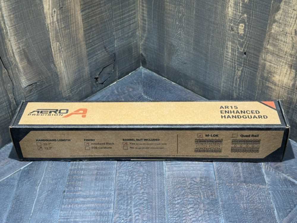 Aero Precision M4E1 AR15 12.7" Enhanced M-LOK Gen 2 Handguard w/ Barrel Nut-img-2