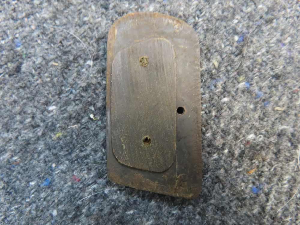 Original FN Browning Model 1905/1906 Horn Pistol Grip Set w/ Screw-img-6