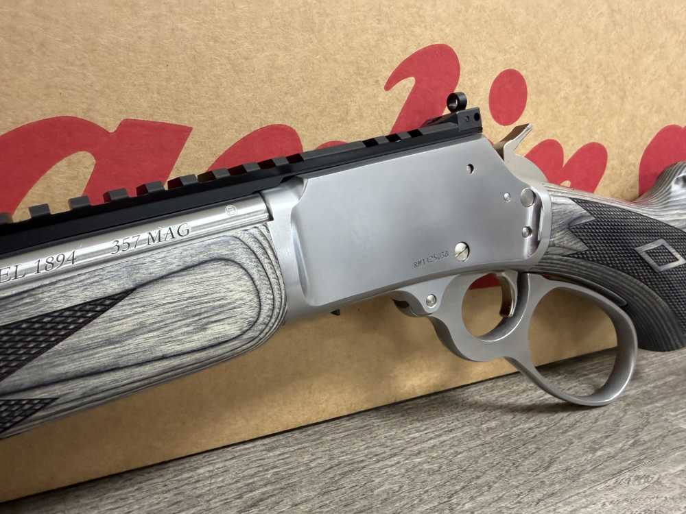 MARLIN 1894 SBL 357 MAGNUM STAINLESS LAMINATE THREADED 70433 BRAND NEW-img-8