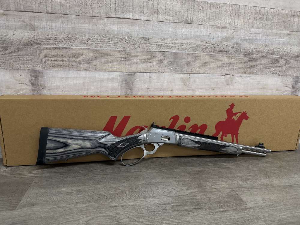 MARLIN 1894 SBL 357 MAGNUM STAINLESS LAMINATE THREADED 70433 BRAND NEW-img-0