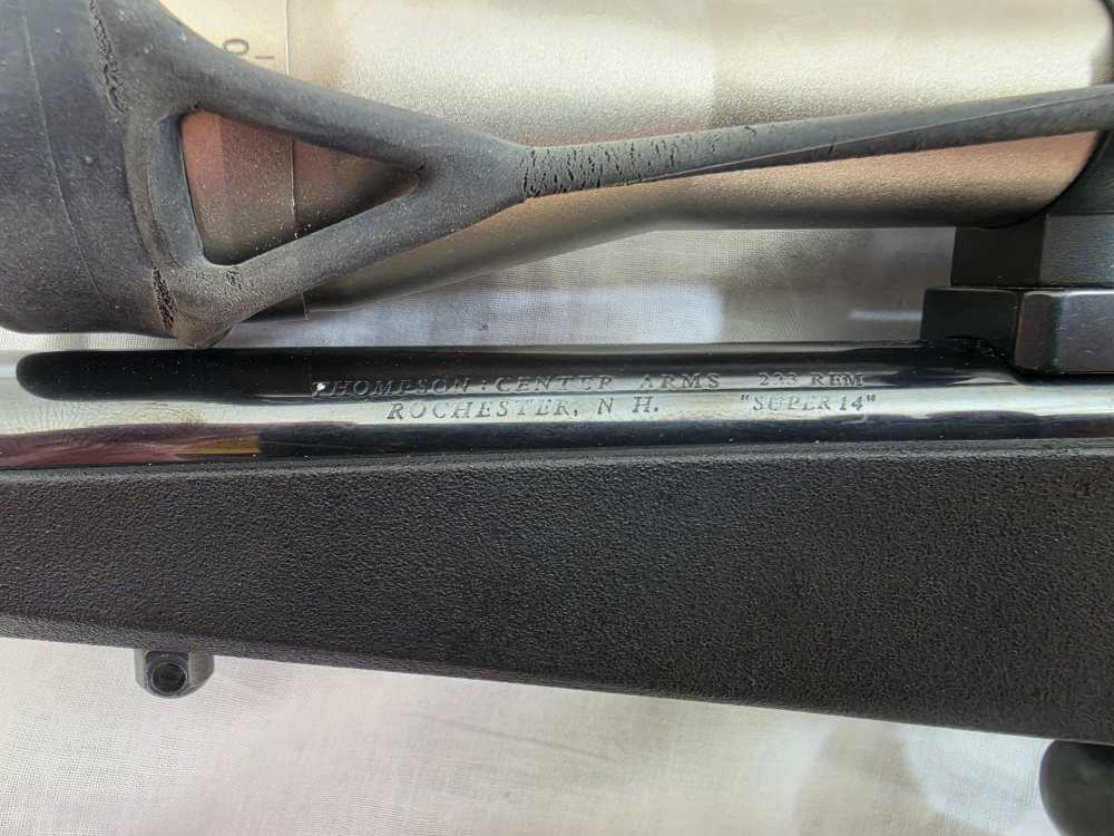 GARY REEDER THOMPSON CENTER CONTENDER SUPER 14 .223 w/ BURRIS SCOPE-img-6