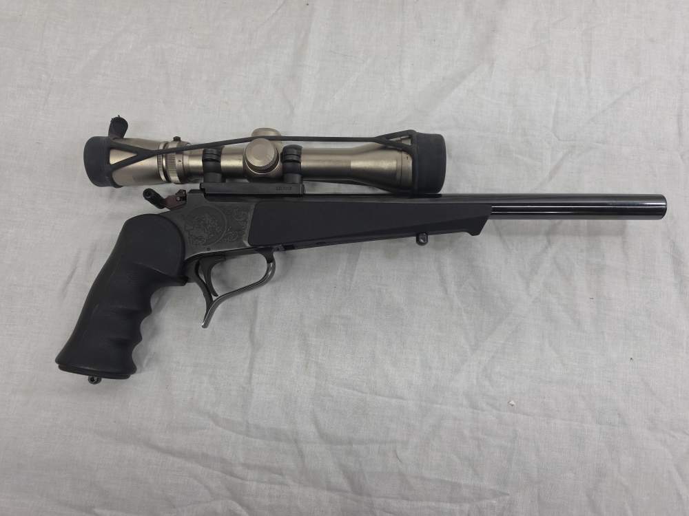 GARY REEDER THOMPSON CENTER CONTENDER SUPER 14 .223 w/ BURRIS SCOPE-img-0