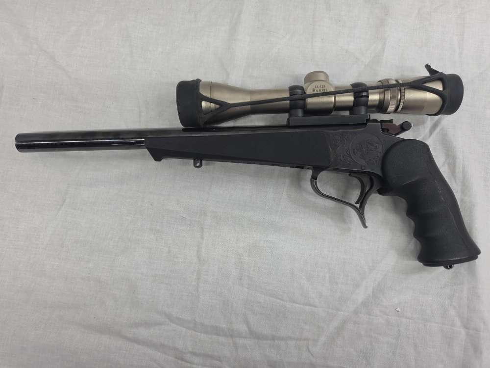 GARY REEDER THOMPSON CENTER CONTENDER SUPER 14 .223 w/ BURRIS SCOPE-img-1