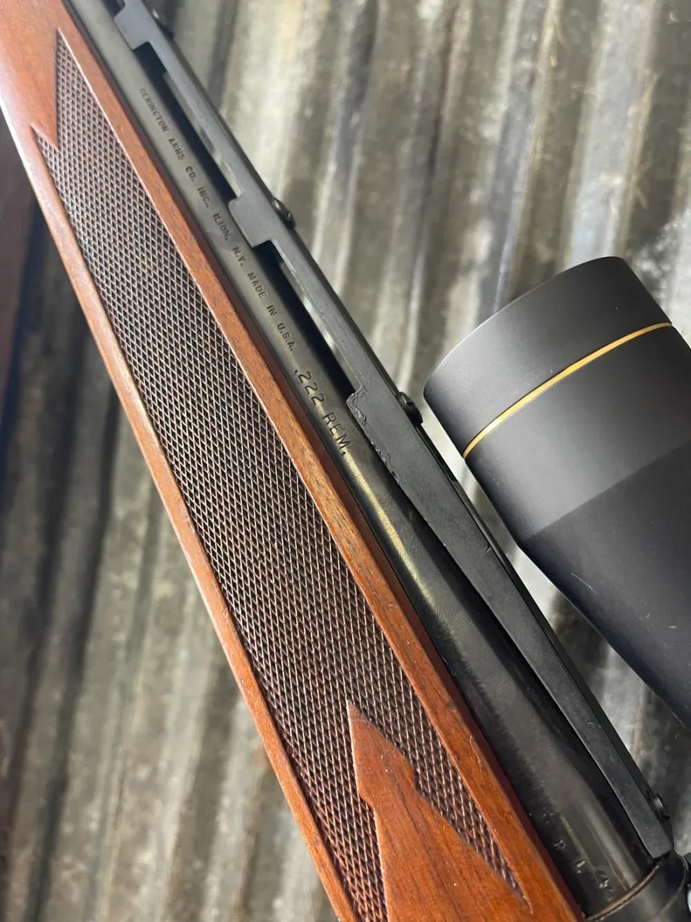 Remington Model 600 .222 Remington-Leupold VX-I 3-9x-Vent Rib-img-6