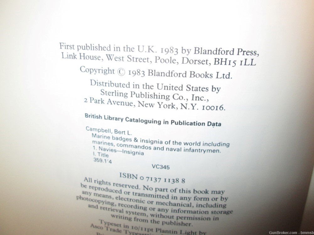 MARINE BADGES & INSIGNIA Of The World, by Bert L. Campbell-img-2