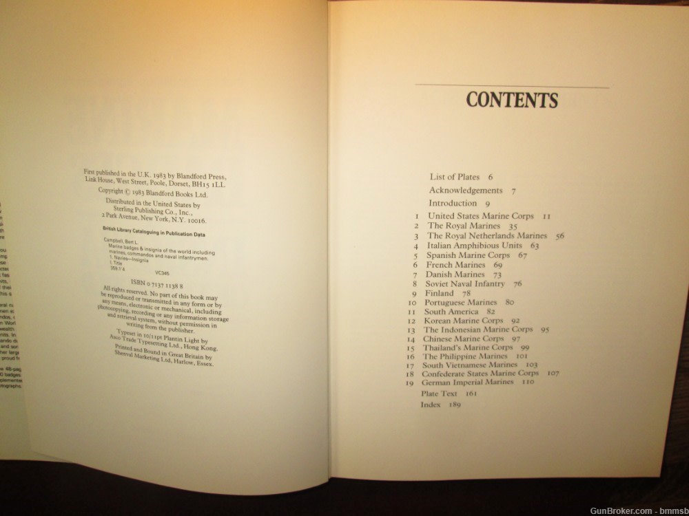 MARINE BADGES & INSIGNIA Of The World, by Bert L. Campbell-img-1