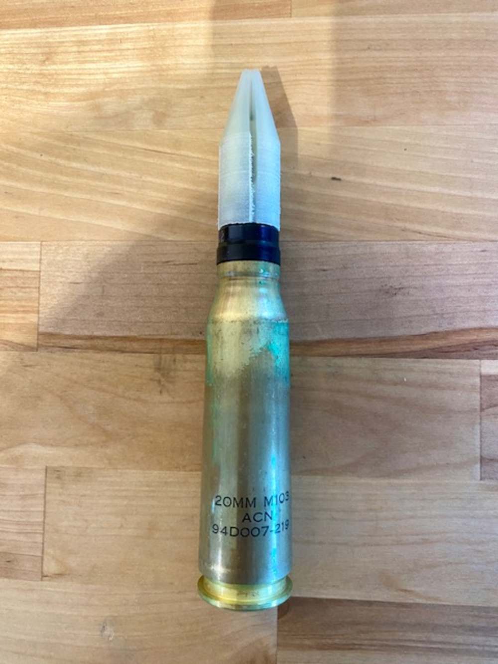 Inert 20mm MK149 APDS CIWS Artillery Shell Cannon SABOT Crimped Projectile -img-0