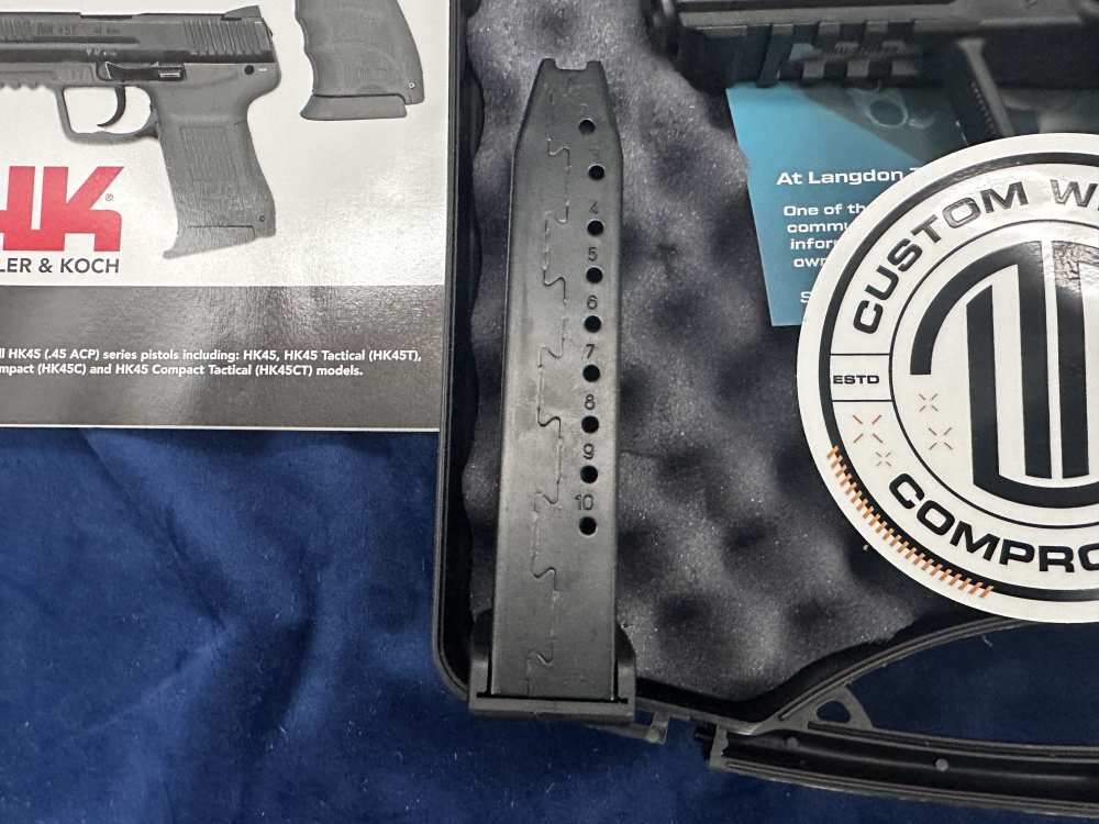 Heckler & Koch HK 45 HK45 LANGDON TACTICAL LTT Model NIB Very Rare Layaway -img-3
