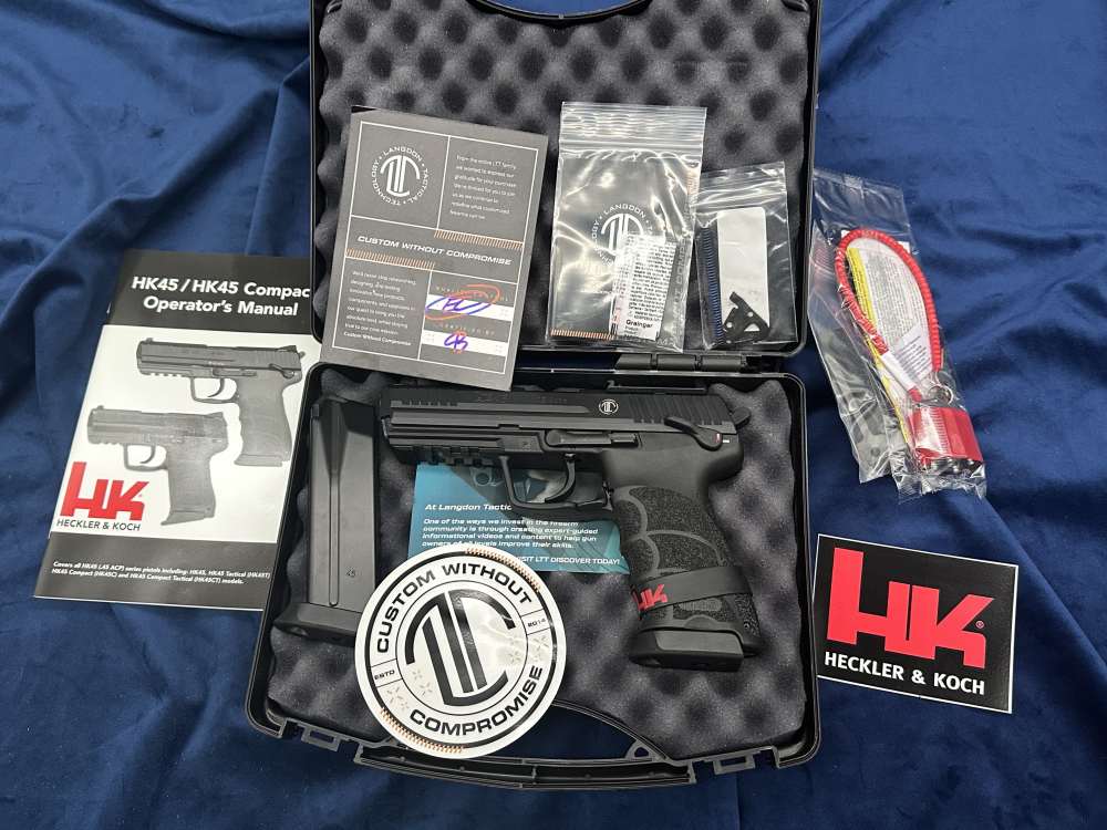 Heckler & Koch HK 45 HK45 LANGDON TACTICAL LTT Model NIB Very Rare Layaway -img-0