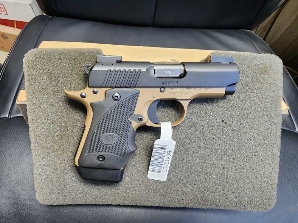 PICS! NEW KIMBER MICRO 9 DESERT 9MM 3.1" SAO 7+1 MICRO9 NIB NIGHT SIGHTS NS-img-3