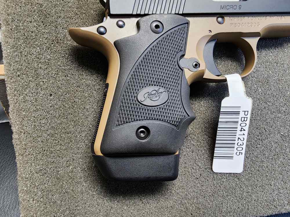PICS! NEW KIMBER MICRO 9 DESERT 9MM 3.1" SAO 7+1 MICRO9 NIB NIGHT SIGHTS NS-img-4