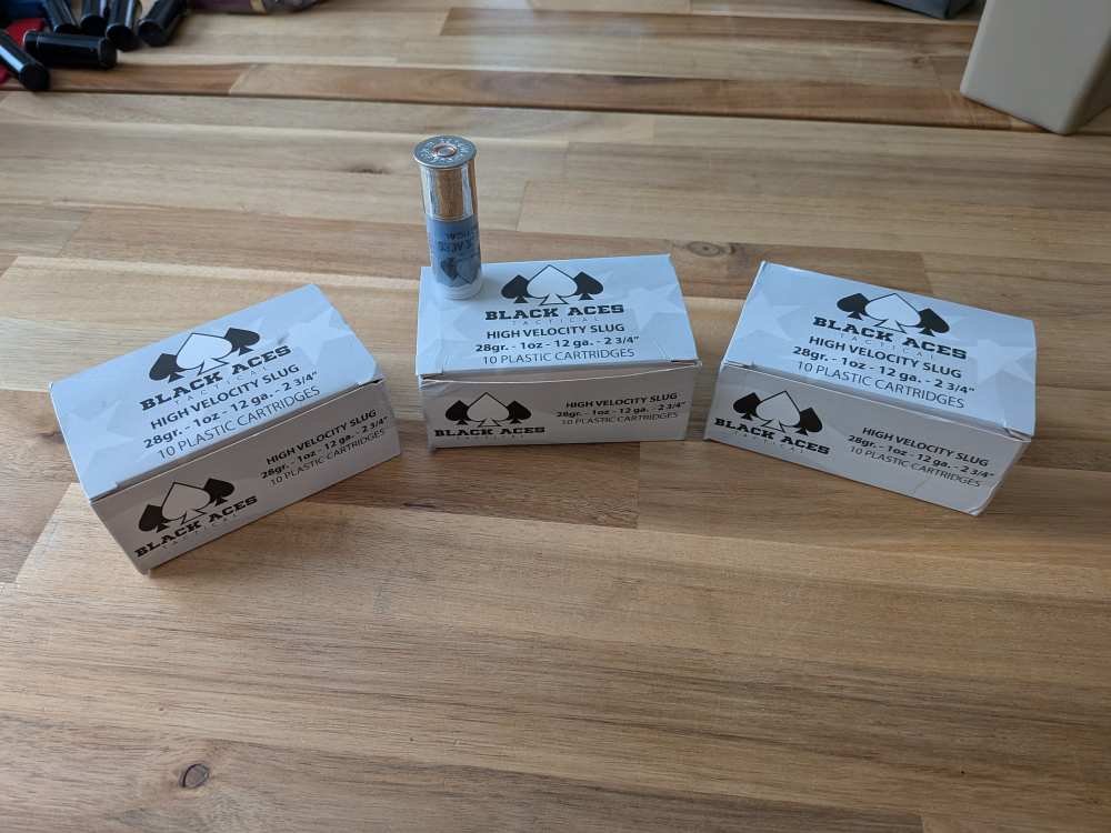 12 GA High Velocity Slugs (1oz) - 30 Rounds  2 3/4"-img-0