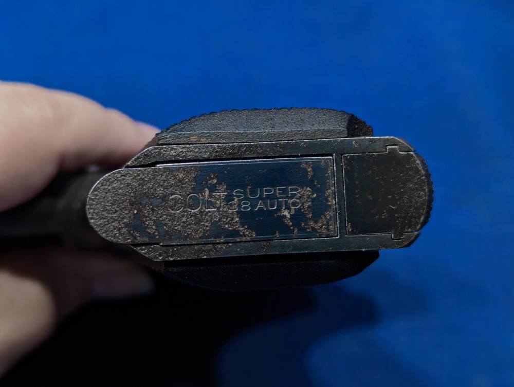 Scarce Pre-War Colt Super Match 38 Super 1937 All Original Perfect Bore-img-10