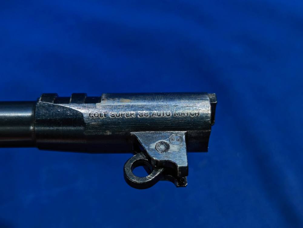 Scarce Pre-War Colt Super Match 38 Super 1937 All Original Perfect Bore-img-30