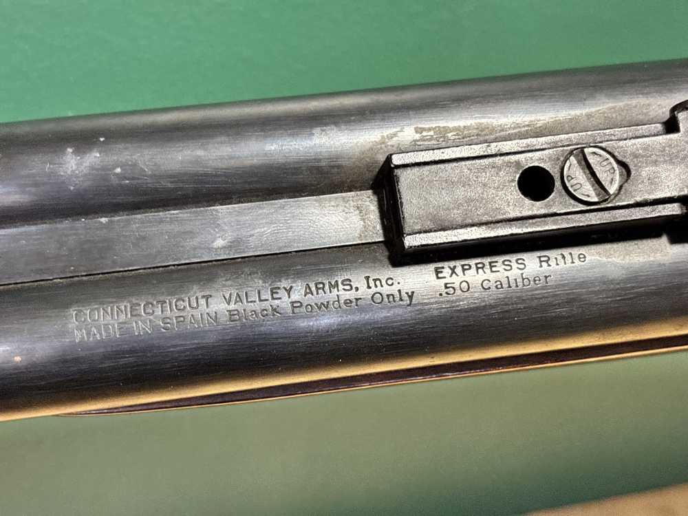 CVA Express Double Rifle .50 Cal Muzzleloader Exposed Hammer 28"-img-13