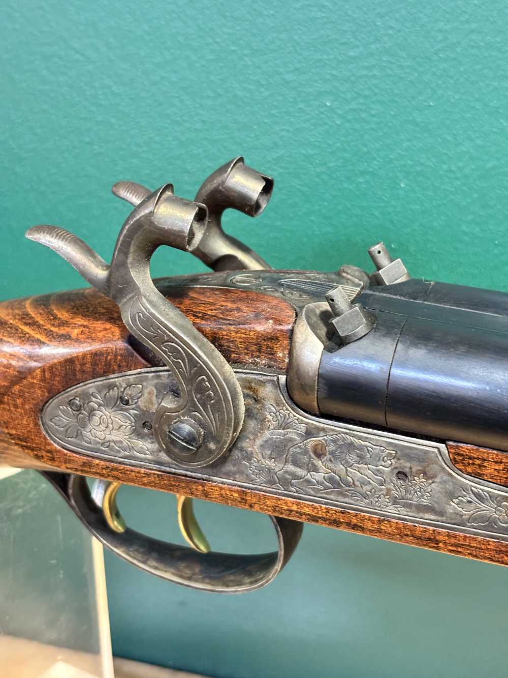 CVA Express Double Rifle .50 Cal Muzzleloader Exposed Hammer 28"-img-5