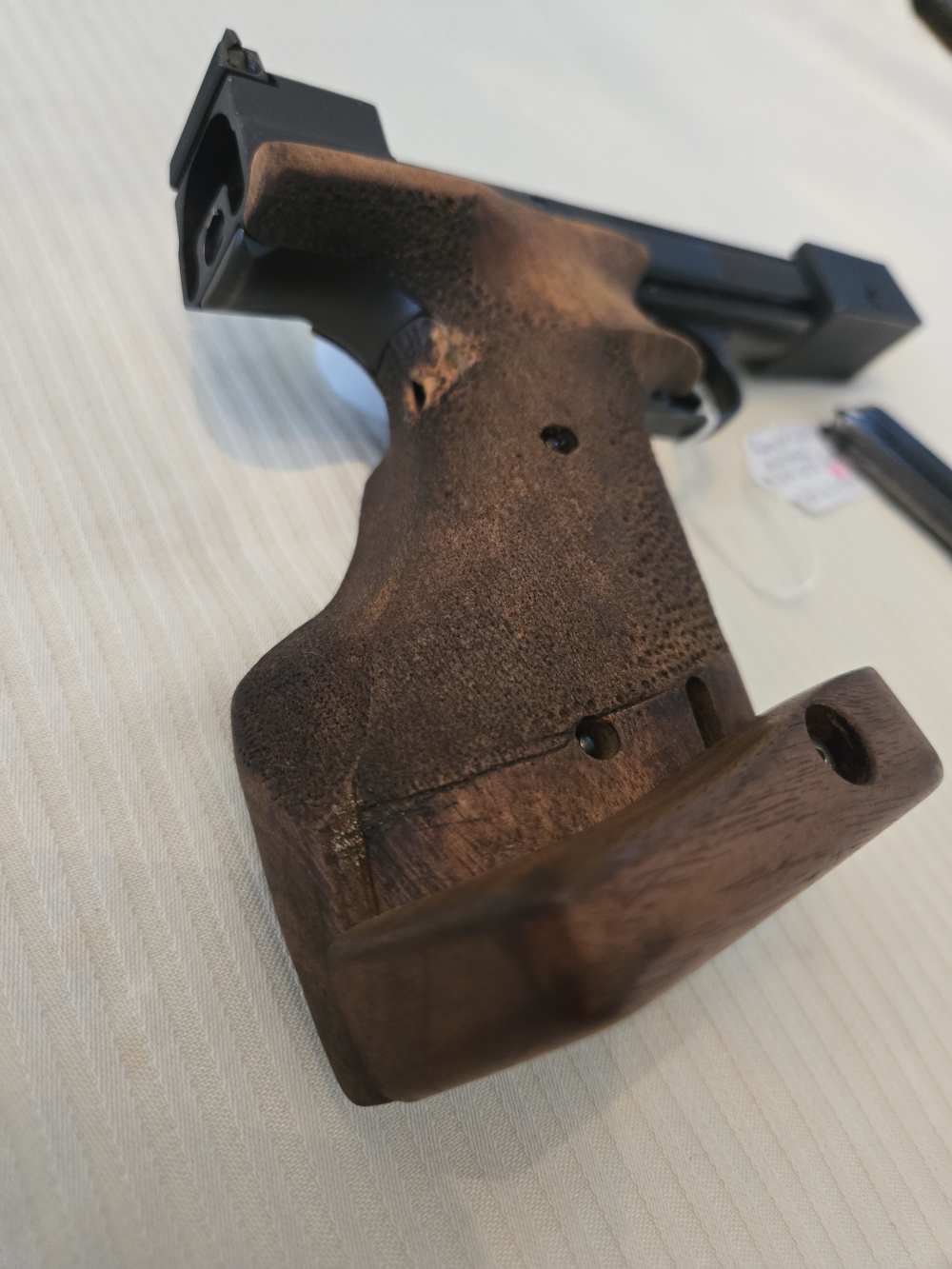 Swiss-made HAEMMERLI 208 Target Pistol, 22LR, adj sights, grips & heel TOP-img-22