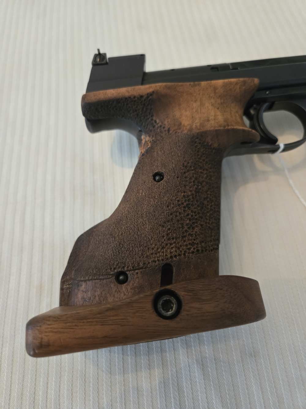 Swiss-made HAEMMERLI 208 Target Pistol, 22LR, adj sights, grips & heel TOP-img-21