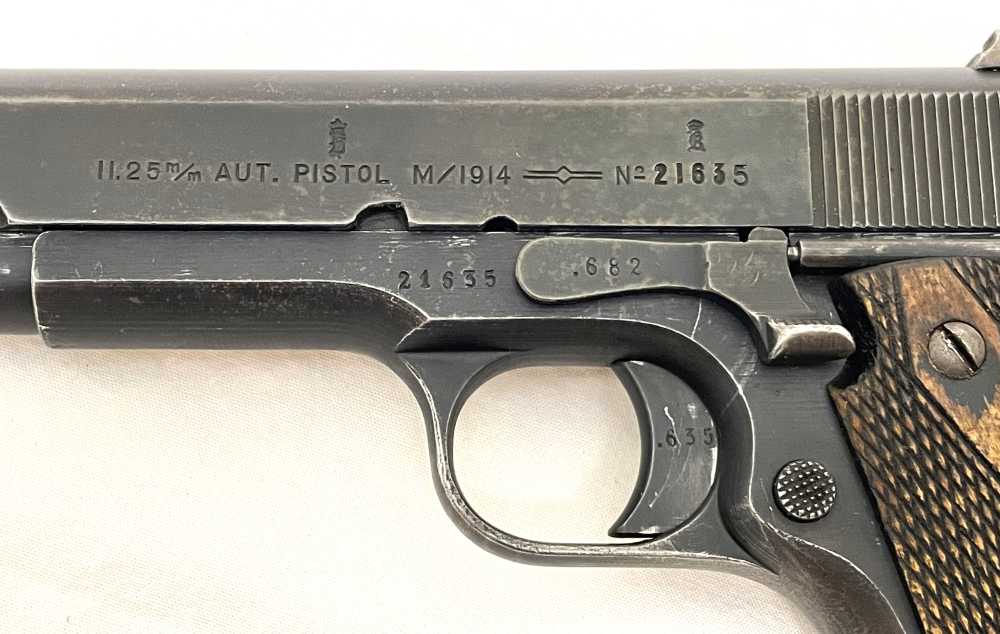 Early Production Norwegian Kongsberg Colt M/1914  (VM155)-img-2