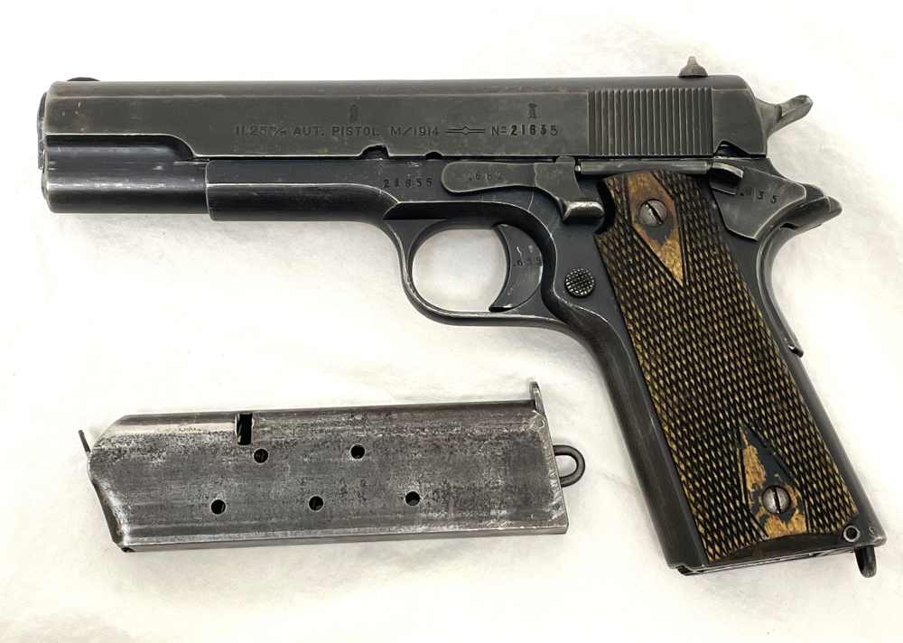 Early Production Norwegian Kongsberg Colt M/1914  (VM155)-img-9