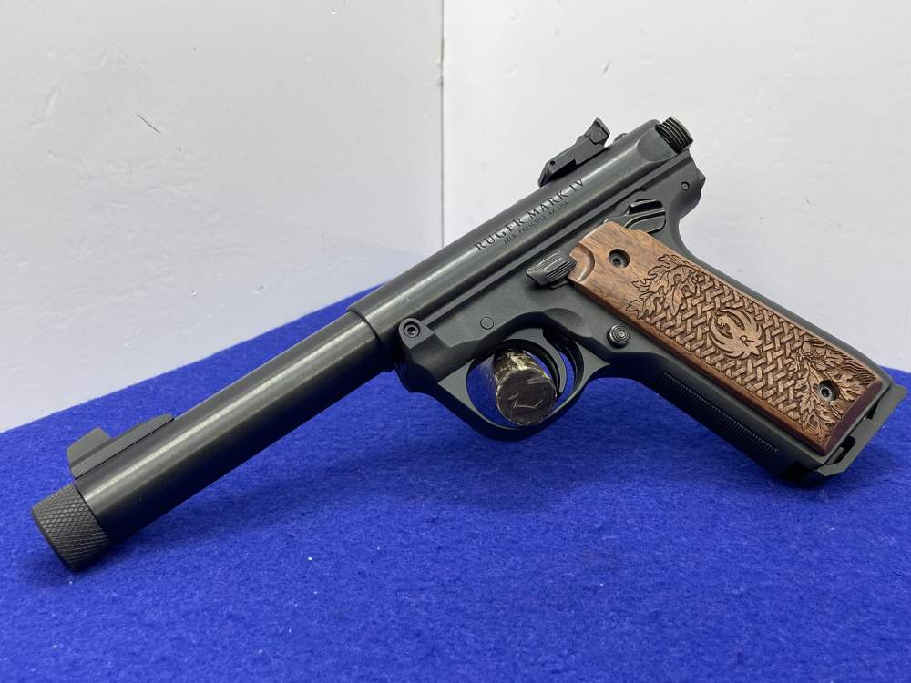 Ruger Mark IV 22/45 .22LR 5.5" Black *EXCELLENT RIMFIRE TARGET PISTOL*-img-4