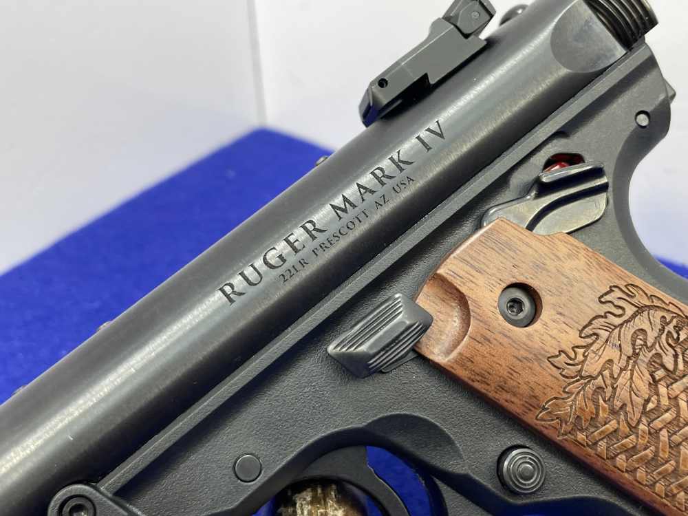 Ruger Mark IV 22/45 .22LR 5.5" Black *EXCELLENT RIMFIRE TARGET PISTOL*-img-9