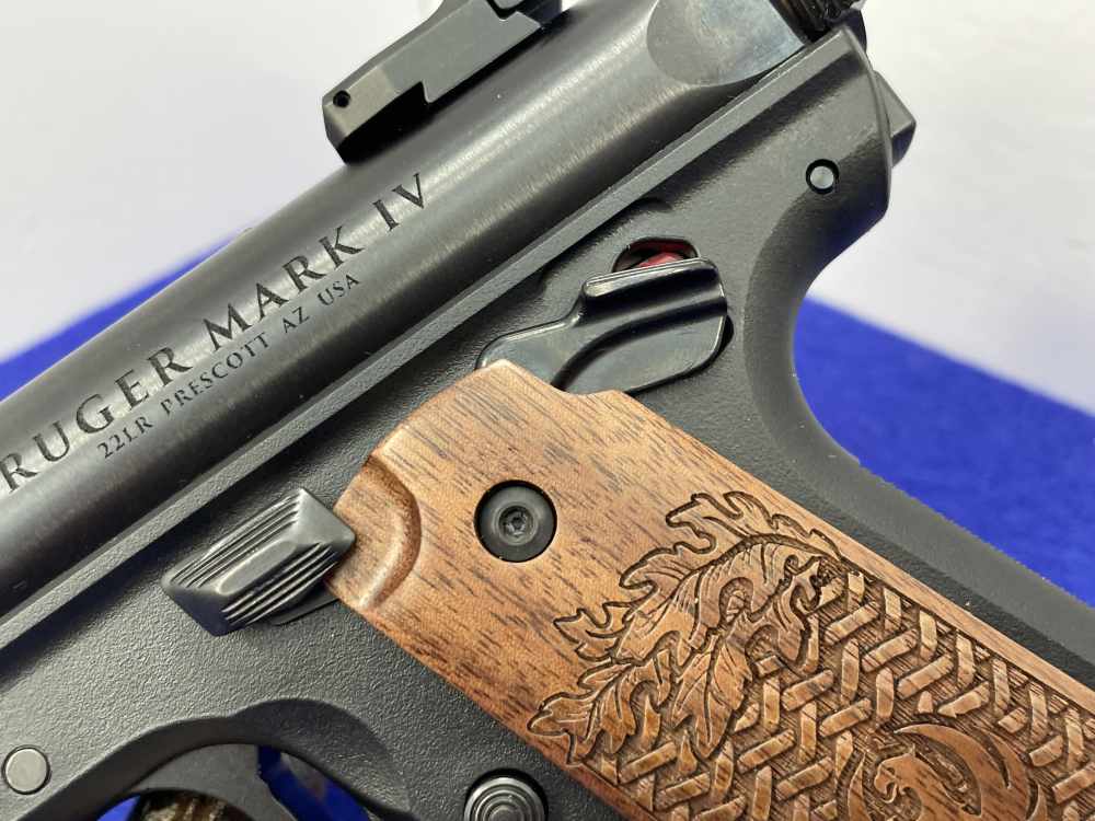 Ruger Mark IV 22/45 .22LR 5.5" Black *EXCELLENT RIMFIRE TARGET PISTOL*-img-7