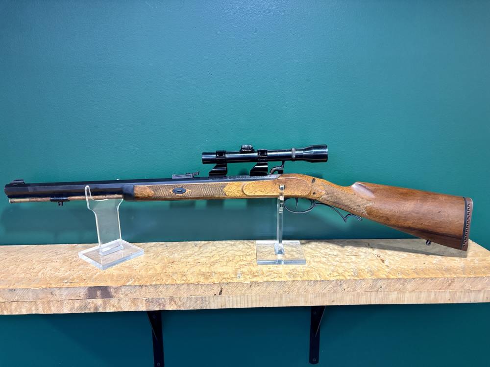 Investarms .50 Cal Muzzleloader Double Set Trigger Hawken Style mfg Italy-img-5