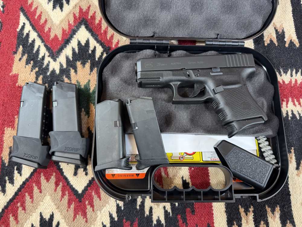 Glock G29 Gen4 10mm with 5 magazines and case-img-0