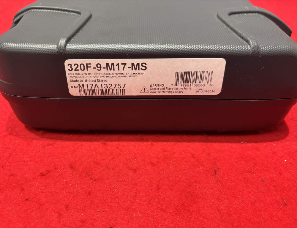 Sig Sauer M17 P320 9mm 4.7" MS Optics Ready 3x Mags Factory Box Used-img-7