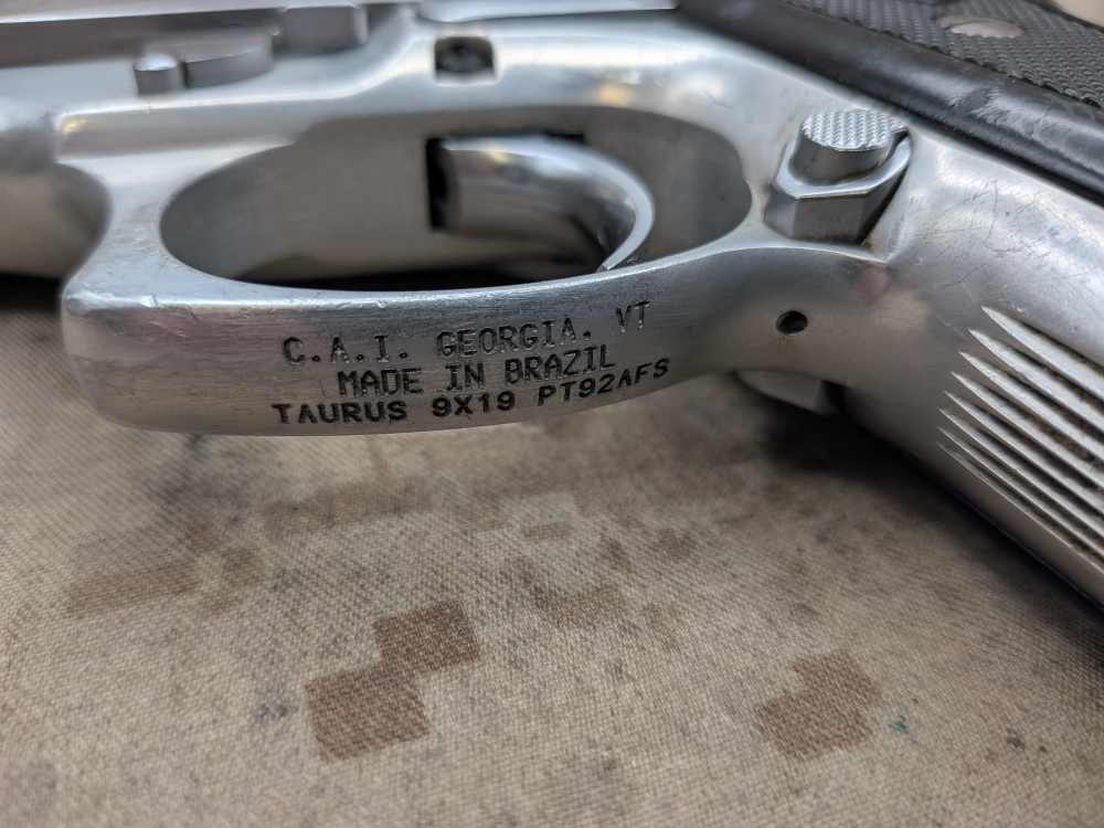 Taurus PT-92 AFS DA/SA 9MM USED 1 Mag PT92-img-5