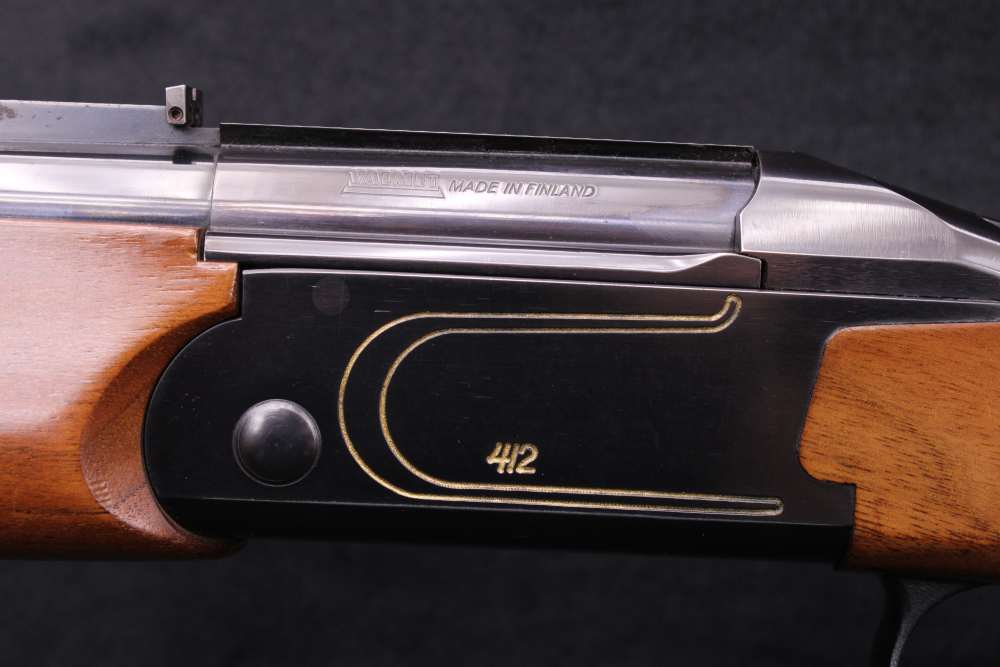 1974 Finnish Valmet Model 412 O/U Combination Gun 12GA / .222 Rem *RARE* -img-21
