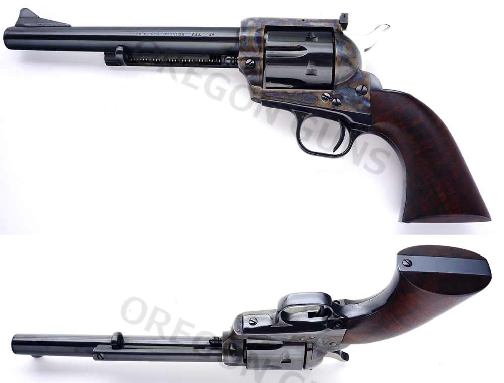 COLT SAA NEW FRONTIER .45 COLT 7-1/2" PEACEMAKER CUSTOM WORK UNFIRED COND. -img-1