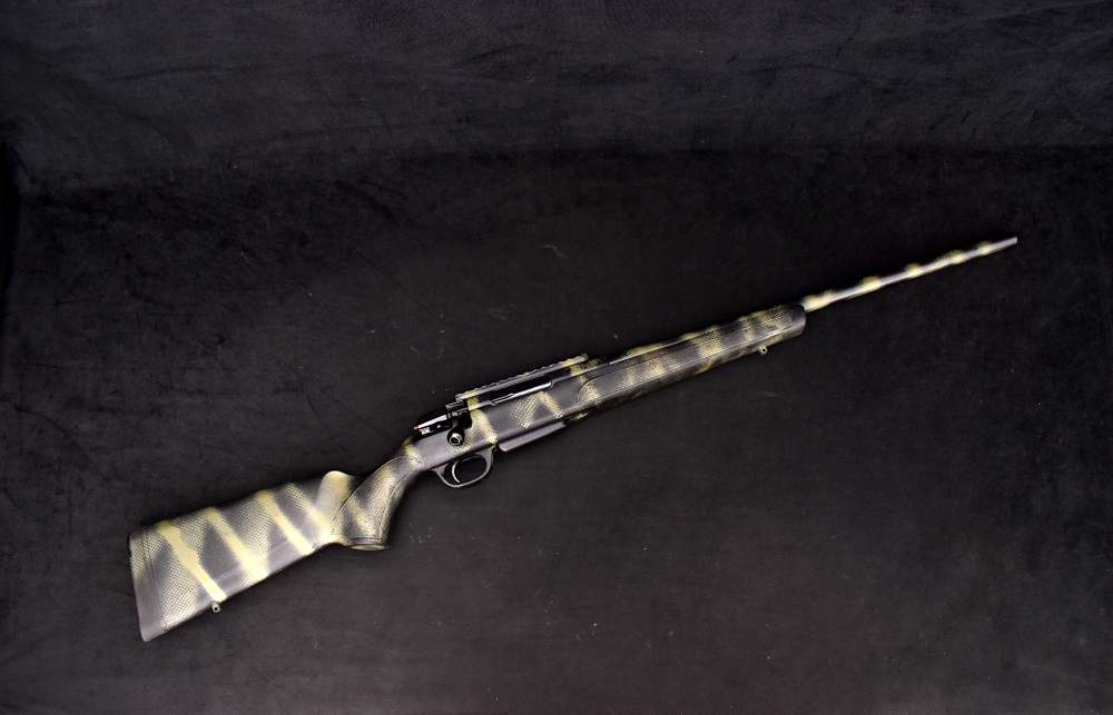 Stevens 334 Bolt Action 6.5 CM 22" Sporter Barrel Custom Snakeskin Pattern-img-1