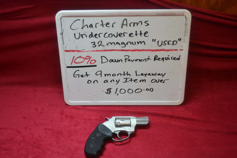 Charter Arms Undercoverette 32 H&R Mag 2"Barrel Used, Layaway Available.-img-0