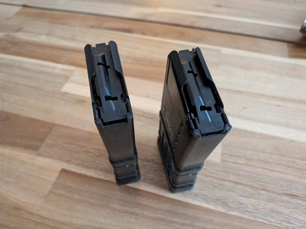 (2) Lancer 300 Blackout 20rd AR15 Magazines (Translucent Smoke)-img-1