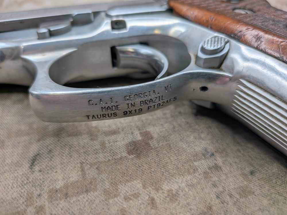 Taurus PT-92 AFS DA/SA 9MM USED 1 Mag PT92-img-4