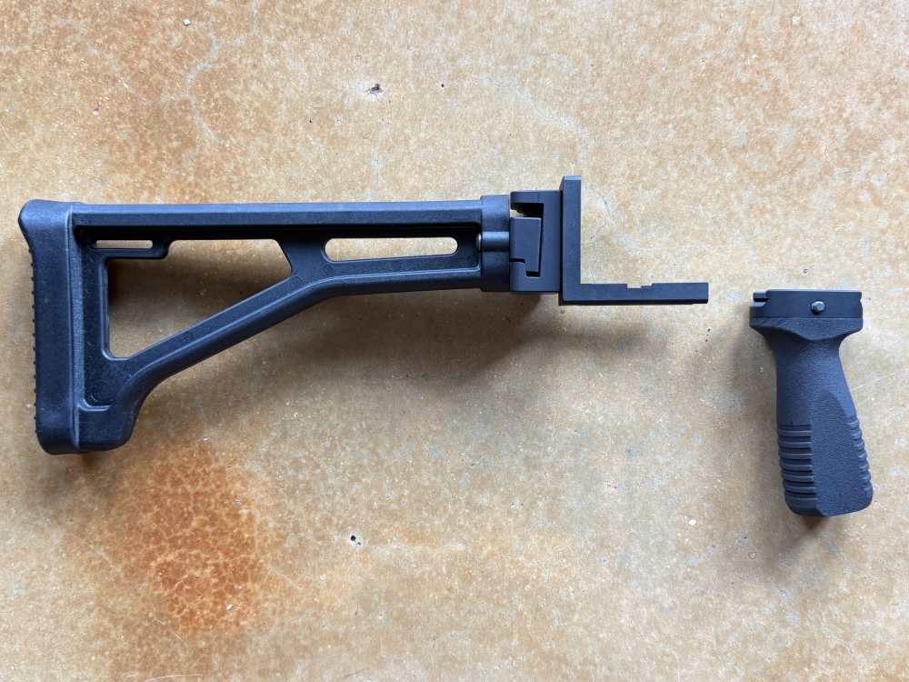 Lage MAX-10/9 Mk 2 Upper MAC M10 + Stock & Grip 9mm AS-NEW in Box Cobray -img-1