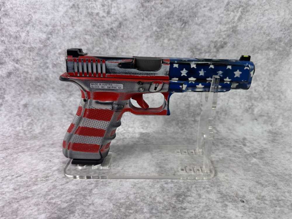 Glock 34 Gen 4 American Flag Custom ( 9MM )-img-0
