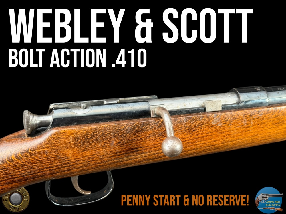 WEBLEY & SCOTT - BOLT ACTION 410 BORE - PENNY START-img-0