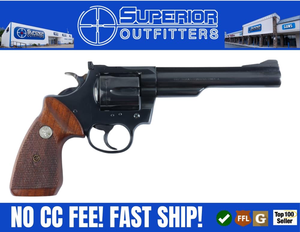 Colt Trooper MK III .357 Mag 6" Barrel Revolver MFG 1977-img-0