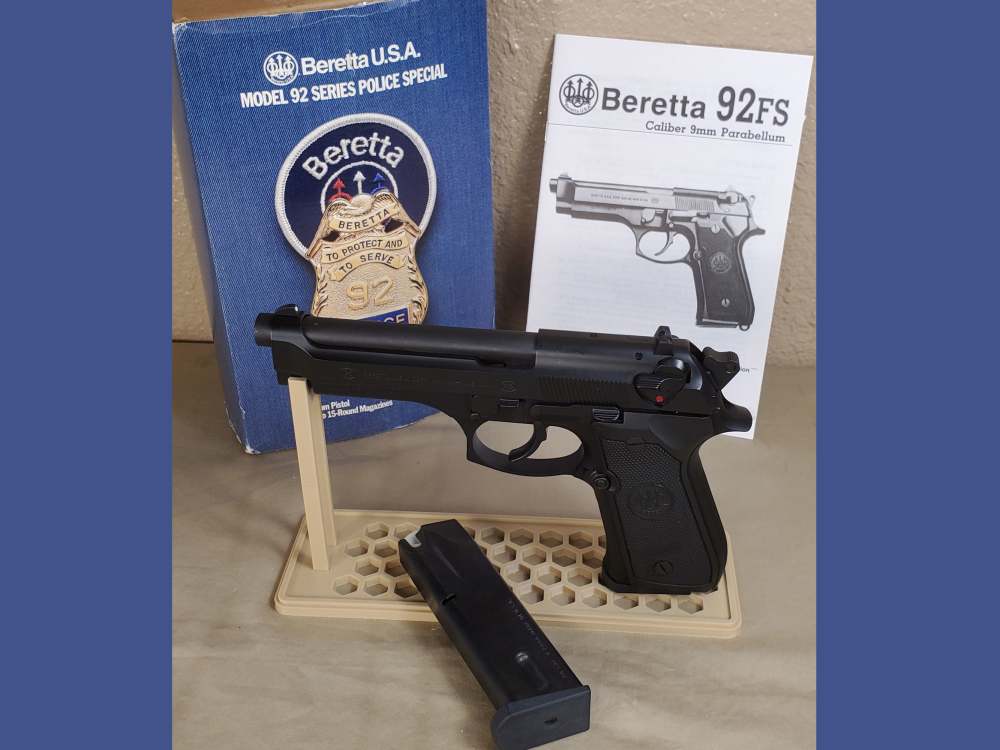 Beretta, Model 92FS "Police Special", 9mm, With Factory Box-img-0